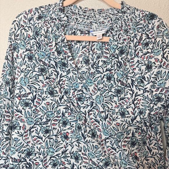 Southern Tide Aubree Fleur Printed Top Sz Small - Picture 11 of 16